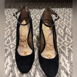 Sam Edelman Black Suede Heels